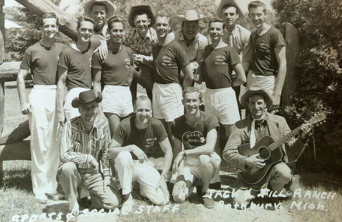 Double JJ Resort (Jack and Jill Ranch) - Old Postcard View (newer photo)